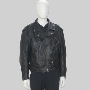 Dainese Vintage Leather Biker Jacket Size 60 US XL